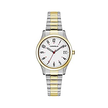 【中古】【輸入品・未使用】Caravelle 45D108メンズステンレススチールバンドブラッククォーツダイヤルウォッチ