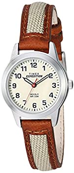 【中古】【輸入品・未使用】Timex Women's Expedition TW4B11900 Silver Leather Analog Quartz Fashion Watch｜ムジカ＆フェリーチェ店