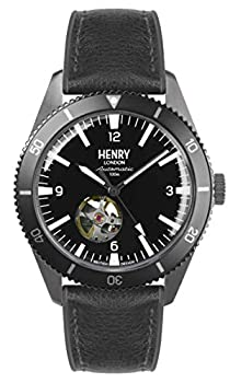 【中古】【インポート品・未当て嵌める】[成人男性用ウオッチ]Henry London Mens Skeleton Automatic Watch with Silicone Strap HL42-AS-0332[並行輸入品]