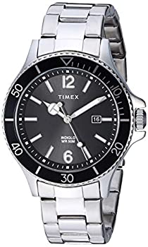 【中古】【輸入品・未使用】Timex メンズ ハーバーサイド 42mm 腕時計%ｶﾝﾏ% シルバートーン/ブラック。%ｶﾝﾏ%｜ムジカ＆フェリーチェ店 57,929円