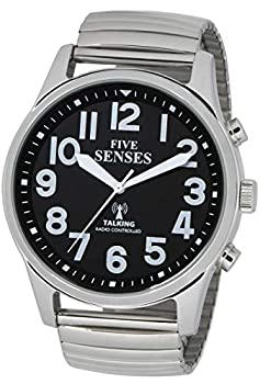 【中古】【輸入品・未使用】5 Senses イングリッシュアトミックジャンボサイズ(43mm / 1.75インチ) トーキングウォッチ 大きなアラーム時計 視覚障害 高齢者向け 1523