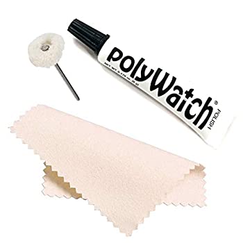 【中古】【輸入品・未使用】Polywatch プラスチックウォッチ クリスタル傷リムーバー ストリングバフ ソフトポリッシャー 磨き布