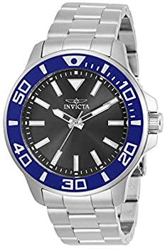 【中古】【インポート品・未当て嵌める】Invicta Pro Diver Men 46粍 Stainless Steel Stainless Steel Charcoal dial パソコン21 Quartz%ｶﾝﾏ% 30745