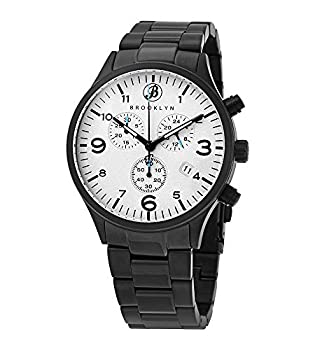 【中古】【輸入品・未使用】Brooklyn Watch Co. ベッドフォード ブラウンストーン II クォーツ グレーダイヤル メンズウォッチ 308-GRY-1