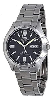 【中古】【輸入品・未使用】Orient RA-AB0F10N メンズ ステンレススチール 3スター グレー 文字盤 夜光 インデックス 日付 自動腕時計