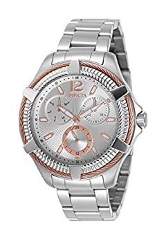 【中古】【輸入品・未使用】Invicta レディース ボルトクォーツウォッチ ステンレススチールストラップ シルバー 18 (モデル：30899)｜ムジカ＆フェリーチェ店