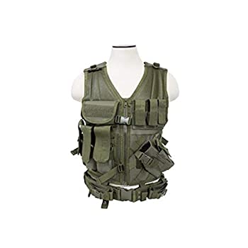 【中古】【輸入品・未使用】NcStar VISM Children's Tactical Vest - Green|ムジカ&フェリーチェ店