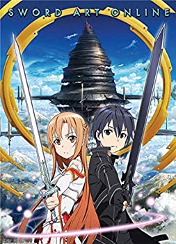 【中古】【輸入品・未使用】ソードアート・オンライン キリト＆アスナ タペストリー (布製ポスター) 並行輸入品
