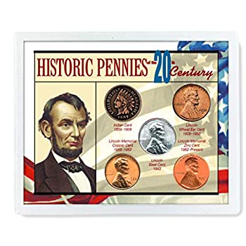 【中古】【輸入品・未使用】AmericanコインTreasures Kids???Historic Pennies 20世紀のコイン&スタンプ｜ムジカ＆フェリーチェ店