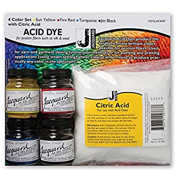 【中古】【輸入品・未使用】Jacquard Products Jacquard Acid Dye 4 Color Set with Citric Acid%ｶﾝﾏ% Yellow%ｶﾝﾏ% Multicolored [並行輸入品]｜ムジカ＆フェリーチェ店 10,128円