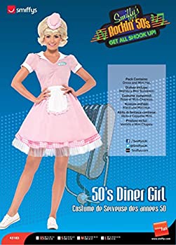 【中古】【輸入品・未使用】50's Diner Girl Adult Costume 50のダイナーガール大人用コスチューム♪ハロウィン♪サイズ：Medium (10-12)