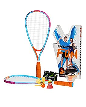 【中古】【インポート品・未当て嵌める】スピードミントンファン バドミントン書き割り 櫂2本＆シャトル書き割り Speedminton Fun Badminton Set [並行輸入品]