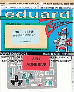 【中古】【輸入品・未使用】エデュアルド 1/48 MiG-23MLD内装PEパーツ・糊付き EDUFE716