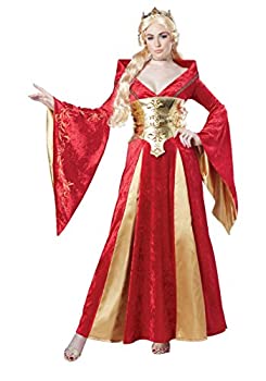 【中古】【輸入品・未使用】女王 衣装、コスチューム 大人女性用 中世 MEDIEVAL QUEEN/ADULT