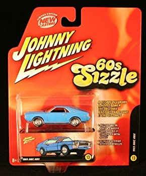 【中古】【輸入品・未使用】おもちゃ 1969 AMC AMX * BLUE * 60s Sizzle Johnny Lightning 2006 Diecast ダイキャスト Vehicle #13 of 16 レプリカ ミニチュア ミニカー 模｜ムジカ＆フェリーチェ店