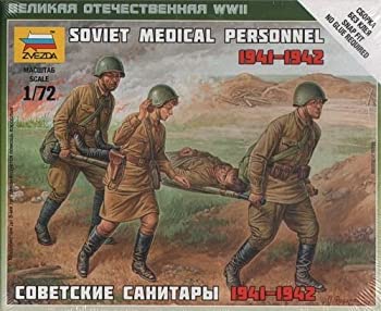 【中古】【輸入品・未使用】Zvezda Models Soviet Medical Personnel 1941-42 SnapFit [並行輸入品]｜ムジカ＆フェリーチェ店