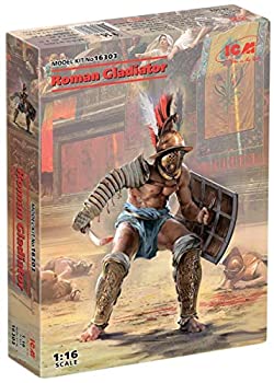 【中古】【輸入品・未使用】ICM 1/16 古代ローマ 剣闘士 プラモデル 16303