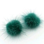 【中古】【輸入品・未使用】【直輸入】ミンクファーグリーン*5個セット*約25ミリ ざっかや。 [並行輸入品]｜ムジカ＆フェリーチェ店
