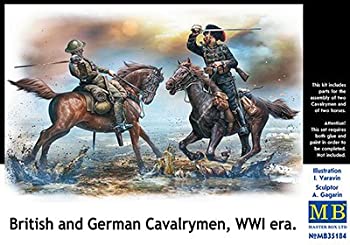 【中古】【輸入品・未使用】マスターボックス 1/35 第一次世界大戦 イギリス騎兵/ドイツ騎兵 遭遇戦闘シーン プラモデル MB35184