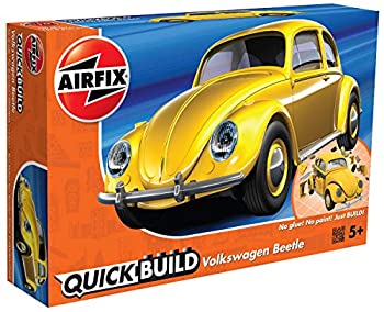 【中古】【輸入品・未使用】エアフィックス クイックビルドシリーズ VW ビートル イエロー 塗装済みブロック組み立てキット QB6023|ムジカ&フェリーチェ店
