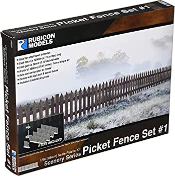 【中古】【輸入品・未使用】RUBICON MODELS 1/56 ピケットフェンスセット プラモデル RB3002｜ムジカ＆フェリーチェ店