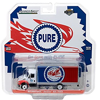 【中古】【輸入品・未使用】GREENLIGHT 1:64 SCALE INTERNATIONAL DURASTAR BOX TRUCK-Pure Oil Co Firebird Racing%ﾀﾞﾌﾞﾙｸｫｰﾃ% グリーンライト 1:64スケール　「インターナ
