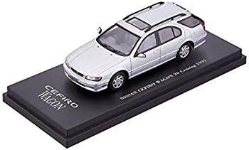 【中古】【インポート品・未当て嵌める】CAM 1/43 日産 セフィーロ 手押し車 (WA32) 1997年 プラチナしろがね色 成し遂げる品