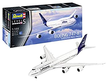 【中古】【輸入品・未使用】ドイツレベル 1/144 ルフトハンザ航空 B747-8a New Livery 旅客機 プラモデル 03891｜ムジカ＆フェリーチェ店