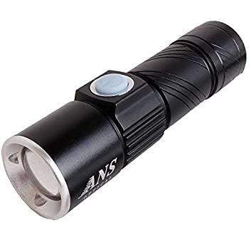 【中古】【輸入品・未使用】ANS Optical 1-4倍ズーム6パターン 超強力 LEDライト コンパクト フラッシュライト USB充電タイプ light-029 [並行輸入品]｜ムジカ＆フェリーチェ店