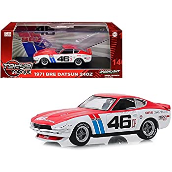 【中古】【輸入品・未使用】グリーンライト 1/43 ダットサン 240Z 1971#46 BRE J.モートン