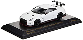 【中古】【輸入品・未使用】CARNEL 1/64 ニッサン GT-R ニスモ N Attack Package (R35) 2015 Pearl White 完成品