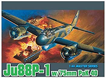 【中古】【輸入品・未使用】ドラゴン 1/48 第二次世界大戦 ドイツ空軍 ユンカースJu88P-1&75mm対戦車砲 PaK40 タンクバスター プラモデル DR5543