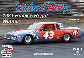 【中古】【輸入品・未使用】サルビノス J・R モデル 1/24 NASCAR 1981優勝車 ビュイック・リーガル リチャード・ペティ #43 プラモデル SJMRPB1981D|ムジカ&フェリーチェ店