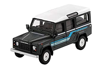 【中古】【輸入品・未使用】MINI GT 1/64 ランドローバー ディフェンダー 110 1985 カウンティステーションワゴン グレー 右ハンドル 完成品