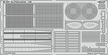 【中古】【輸入品・未使用】エデュアルド 1/48 Su-27UB 外装エッチングパーツ (キティーホーク用) プラモデル用パーツ EDU481037｜ムジカ＆フェリーチェ店