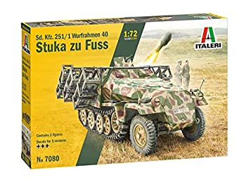 【中古】【輸入品・未使用】イタレリ 1/72 第二次世界大戦 ドイツ軍 Sd.Kfz.251/1 ヴルフラーメン40装備型 プラモデル IT7080｜ムジカ＆フェリーチェ店