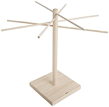 【中古】【輸入品・未使用】Norpro 木材 パスタ 乾燥 ラック スタンド 16.5%ダブルクォーテ%|ムジカ&フェリーチェ店