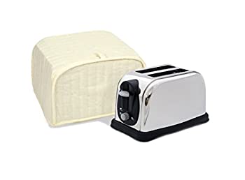 【中古】【インポート品・未当て嵌める】(Two Slice Toaster Cover%ｶﾝﾏ% Natural) - Ritz Polyester/Cotton Quilted Two Slice Toaster Appliance Cover%ｶﾝﾏ% Dust and Fingerprint Prot