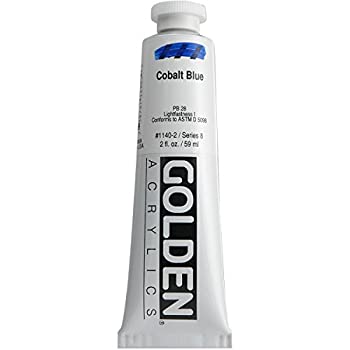 【中古】【インポート品・未当て嵌める】Golden Heavy Body Acrylic 2薬局衡オンス-Cobalt Blue (並行輸入品)
