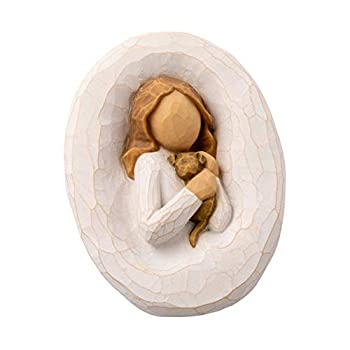 【中古】【輸入品・未使用】Willow Tree My Friend 飾り板 手塗り ベースレフ|ムジカ&フェリーチェ店