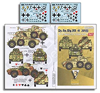 【中古】【輸入品・未使用】エシェロン 1/35 第二次世界大戦 ドイツ軍 Pz.Sp.Wg.AB41 201(i) パート2 プラモデル用デカール D356286｜ムジカ＆フェリーチェ店