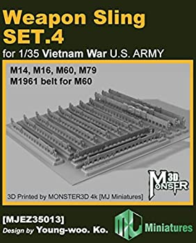 【中古】【輸入品・未使用】MJミニチュア 1/35 ベトナム戦争 アメリカ陸軍 小火器用スリングセット パート4 プラモデル用パーツ MJEZ35013