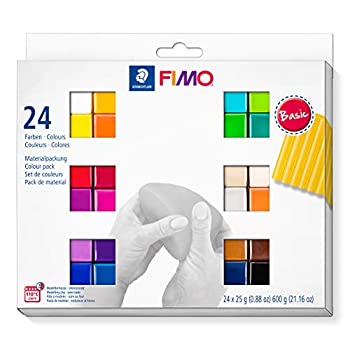 【中古】【輸入品・未使用】Staedtler Fimo Soft 8023 02 Oven Hardening Modelling Clay 24 x 25g Half Blocks｜ムジカ＆フェリーチェ店 11,488円