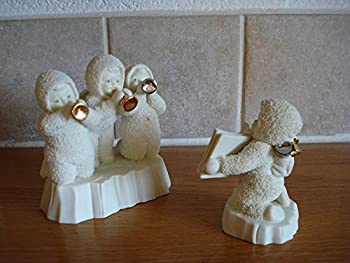 【中古】【輸入品・未使用】3つTiny Trumpeters Snowbabies