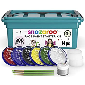 【中古】【輸入品・未使用】Snazaroo Face and Body Paint Mini Starter Kit%ｶﾝﾏ% 14 pieces