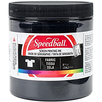 【中古】【インポート品・未当て嵌める】Fabric Screen Printing Ink 8薬局衡オンス-Black (並行輸入品)