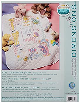 【中古】【輸入品・未使用】Baby Hugs Cute...Or What? Quilt Stamped Cross Stitch Kit-34%ダブルクォーテ%X43%ダブルクォーテ% (並行輸入品)