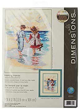 【中古】【輸入品・未使用】Holding Hands Counted Cross Stitch Kit-9%ダブルクォーテ%X12%ダブルクォーテ% 14 Count (並行輸入品)|ムジカ&フェリーチェ店