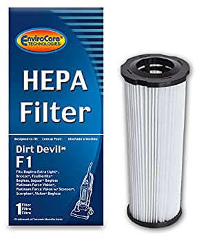 【中古】【インポート品・未当て嵌める】EnviroCare 取り替えっこ用HEPA洗い濯ぎ機ろ波器 Dirt Devil F1引き上げるともし火用