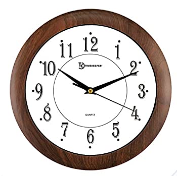 【中古】【輸入品・未使用】12IN WOOD ROUND CLOCK [並行輸入品]｜ムジカ＆フェリーチェ店